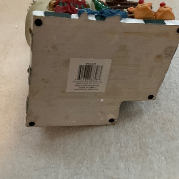 Holiday Time Festive Moose and Bears Decor - Red, Brown, Green - Picture 5 of 6